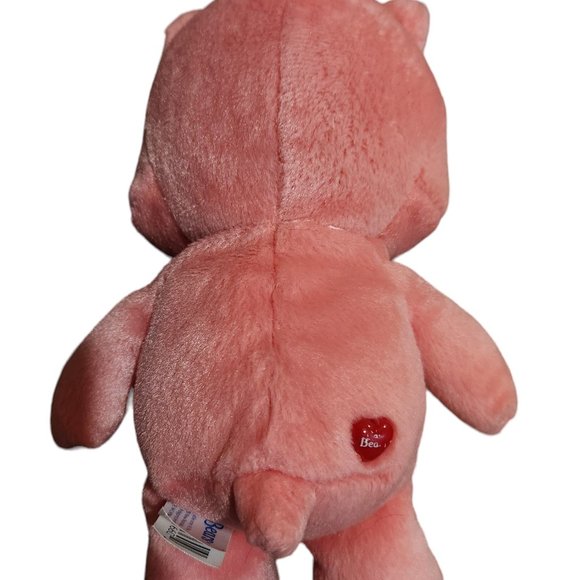 2002 Love-a-Lot Bear Care Bear 7.5" Plush Stuffed Animal by Play Along - Picture 2 of 3